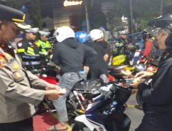 Gelar KRYD Polres Kediri Kota Amankan Ranmor Tidak Sesuai Spektek