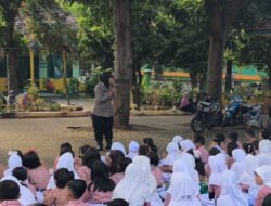 Polsek Beji Gelar Penyuluhan Antibullying dan Keselamatan Berlalu Lintas di SDN Sidowayah 1