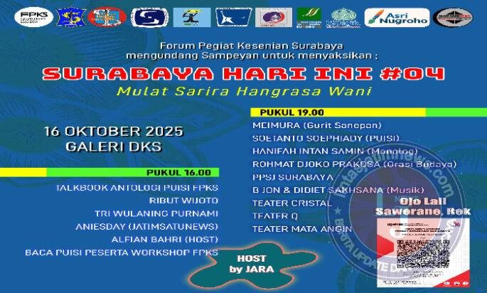 FPKS Menggelar Kembali Surabaya Hari Ini #4 Bertema Mulat Sarira Hangrasa Wani