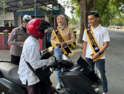 Polres Sumenep Edukasi Masyarakat Tertib Lalin Melalui Polantas Menyapa