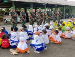 TNI Jadi Sahabat Anak Sekolah: Outing Class Kodim 0806/Trenggalek Penuh Nilai Kebangsaan