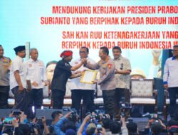 Dukung Program Pemerintah, Kapolri: Buruh dan Polri Bersinergi Jaga Stabilitas Kamtibmas