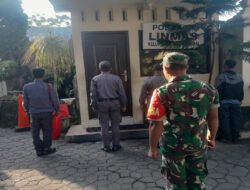 Tingkatkan Kekompakan dan Disiplin, Babinsa Joyotakan berikan Latih PBB Kepada Linmas