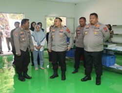 Irwasda Polda Jatim dan Kapolres Pasuruan Tinjau SPPG Polri Wonorejo