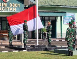 Gelar Upacara 17 an, Pasiops Kodim 0801/Pacitan Bacakan Amanat Panglima TNI