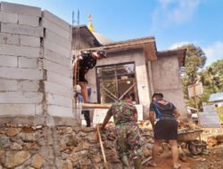 Satgas TMMD 126 Desa Petungsinarang Kebut Pengerjaan Kamar Mandi Mushola Nurul Huda