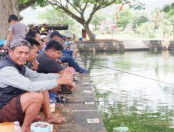 Fishing Club Meriahkan HUT TNI Ke 80 yang di Gelar Kodim 0801/Pacitan di Lomba Mancing