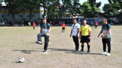Peringati HUT ke 80 TNI, Dandim Ponorogo Buka Turnamen Sepak Bola Antar SSB U-11 Piala Dandim