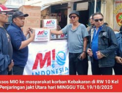 PW MIO DKI Jakarta Berikan Bantuan Korban Kebakaran di Rw 010 Rawa Bebek Jakarta Utara