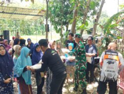 Trabas Sambil Berbagi, TNI dan Komunitas NAT Gaspol untuk Kebaikan di Boyolali