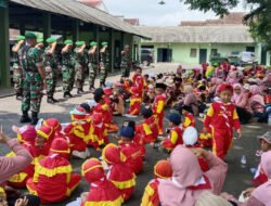 Kodim 0806/Trenggalek Jadi Kelas Kebangsaan, TNI Ajak Anak PAUD Belajar Cinta Indonesia