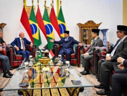 Presiden Prabowo Subianto Melakukan Pertemuan dengan Presiden Republik Federasi Brasil Luiz Inacio Lula da Silva