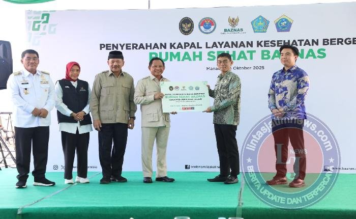 Penyerahan Bantuan Kapal Layanan Kesehatan Baznas ke Pemkab Kepulauan Talaud dan Sangihe