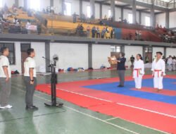 Semangat Juang Atlet Muda Menggelora di Kejuaraan Karate Dandim 0806/Trenggalek pada HUT ke-80 TNI