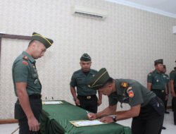 Dandim 0724/Boyolali Lepas Perwira dengan Penuh Kehormatan dan Kekeluargaan