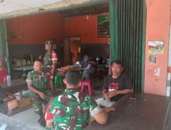 Warung Mbah Supardi Jadi Tempat Sharing Babinsa dan Warga