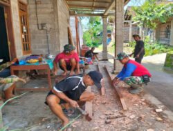 Wujud Nyata Kemanunggalan TNI Rakyat di Desa Candi