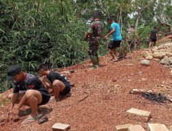 Pelestarian Alam, Satgas TMMD 126 Kodim 0801/Pacitan Tanam Pohon bersama Masyarakat