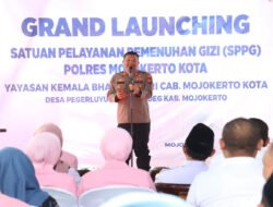 Kapolres Mojokerto Kota Resmikan SPPG Dukung Penuh Program Makan Bergizi Gratis