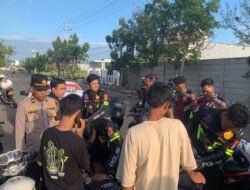 Patroli Gabungan Polres Sumenep Cegah Balap Liar 42 motor Tidak Sesuai Spektek Diamankan