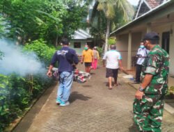 Babinsa dan Tenaga Kesehatan Bergerak Bersama, Fogging Desa Wonocoyo Jadi Benteng Warga Lawan DBD