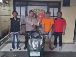 Kurang dari Satu Jam, Polsek Cerme Polres Gresik Tangkap Pelaku Curanmor dan Amankan Barang Bukti