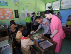 SPPG Polres Madiun Sajikan Menu Nasi Pecel Bergizi untuk Pelajar