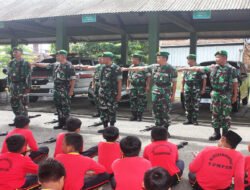 Sentuhan TNI untuk Generasi Muda: Kodim 0806/Trenggalek Tanamkan Wasbang ke Pelajar MI