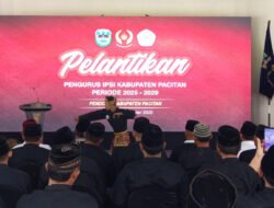 Pasiops Kodim Pacitan Hadiri Pelantikan Pengurus IPSI Pacitan
