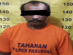 Polres Pasuruan Tangkap Petani Pengedar Sabu di Kandang Sapi, Amankan 7,4 Gram Barang Bukti