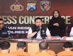 Polres Kediri Kota Ungkap 8 Kasus Selama Operasi Sikat Semeru 2025