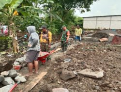Gotong Royong Bangun Koperasi Merah Putih, Babinsa dan Warga Sembungan Wujudkan Kemandirian Ekonomi Desa