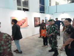 TNI Turut Berpartisipasi Dalam Pembukaan Pameran Seni Titik Renung ART Exshibition 2025 di Pacitan