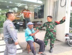 Ciptakan Kenyamanan Wilayah Kondusif, Babinsa Kemlayan Patroli Bersama Linmas Dengan Humanis