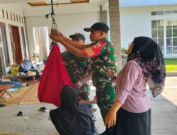 Pastikan Layanan Kesehatan Balita dan Ibu Hamil Berjalan Optimal, Babinsa Koramil Nogosari Dampingi Posyandu