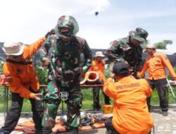 Kodim Ponorogo Gelar Latihan Penanggulangan Bencana Alam
