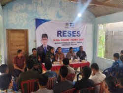 Babinsa Koramil 0801/08 Tulakan Dampingi Reses Masa Sidang I Tahun 2025 di Desa Bubakan