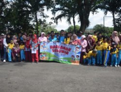 Outing Class Hari Anak Sedunia, Siswa SLB Kemala Bhayangkari 1 Trenggalek Belajar Wasbang di Kodim 0806