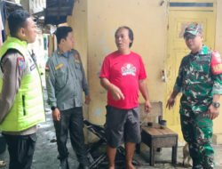 Ada Maksut dan Tujuan Apa, Babinsa Kratonan, Bhabinkamtibmas dan Linmas Datangi Ketua RT