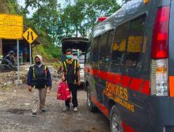 Polres Lumajang Dirikan Tenda Darurat Tanggap Bencana Erupsi Gunung Semeru