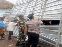 Angin Kencang Sapu Sumberejo, Polsek Purwosari Pastikan Tidak Ada Korban Jiwa