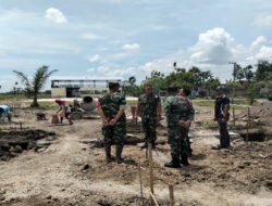 Dandim 0803/Madiun Tinjau Progres Pembangunan Koperasi Desa Merah Putih