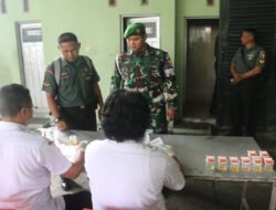 Tegaskan Komitmen TNI AD Berantas Narkoba, Kodim 0803/Madiun Gelar Penyuluhan P4GN dan Tes Urine