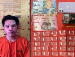 Polres Pasuruan Tangkap Pengedar Sabu di Prigen, Beserta 30 Poket Siap Edar