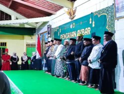 Kembangkan Ilmu, Pesan Danramil 0801/05 Nawangan Saat Hadiri Pengajian Akbar Penutupan KKN Mahasiswa STAINU Pacitan