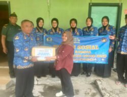 HUT ke 54 KORPRI, PNS Kodim Ponorogo Berikan Bansos Kepada Anak Yatim