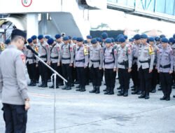 Mabes Polri Berangkatkan 219 Personel dan Bantuan Logistik untuk Mitigasi Bencana Alam di Sumatera Utara