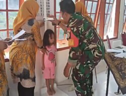 Babinsa Kelun Dukung Kesehatan Warga Melalui Monitoring Posyandu Delima