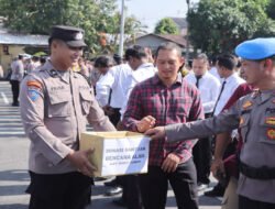 Polres Kediri Galang Donasi Dari Anggota Untuk Korban Bencana Aceh Sumatera
