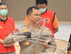 Polrestabes Surabaya Amankan Komplotan Pelaku Pencurian Kabel Telkom dan PJU